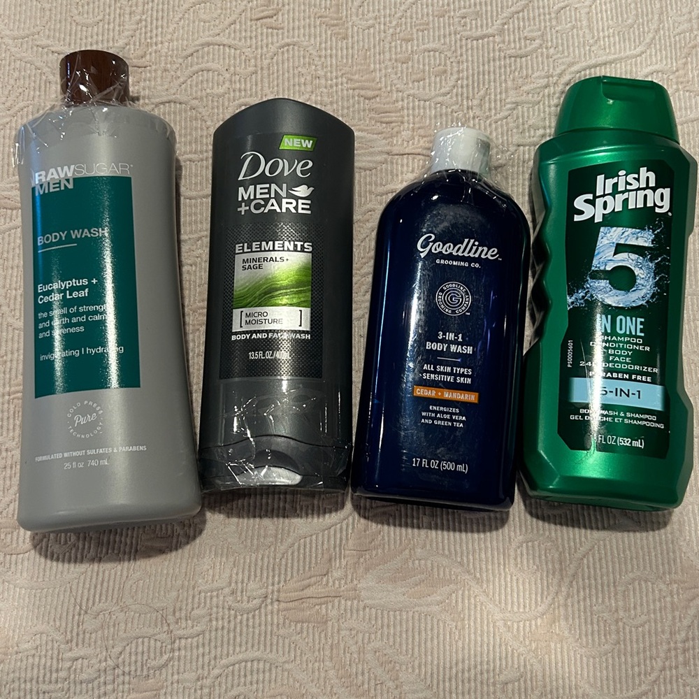 Various Body Wash for Men